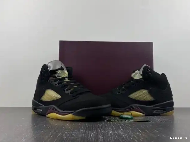 Ma Maniere A Jordan x Air FD1330-001 Black 5 0413